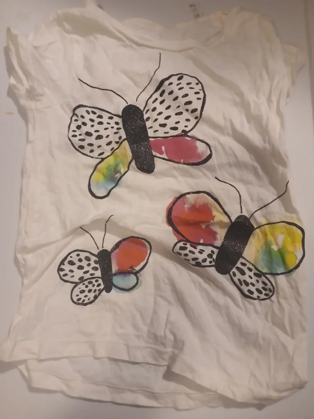 Osh Kosh Originals Girls 5 Butterfly Shirt